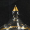 Enameled Glass Candy Jar
