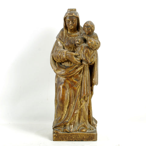 Carved Gilt Madonna